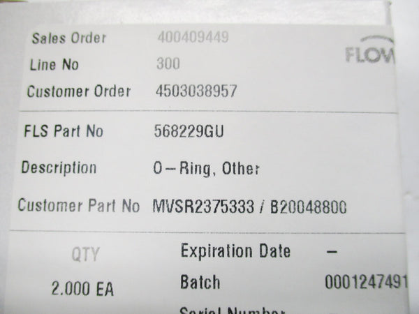FLOWSERVE 568229GU (PKG OF 2) NSMP