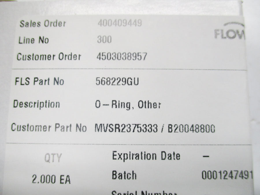 FLOWSERVE 568229GU (PKG OF 2) NSMP