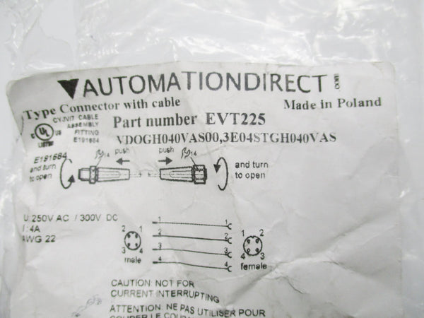 AUTOMATION DIRECT EVT225 300VDC 4A NSMP