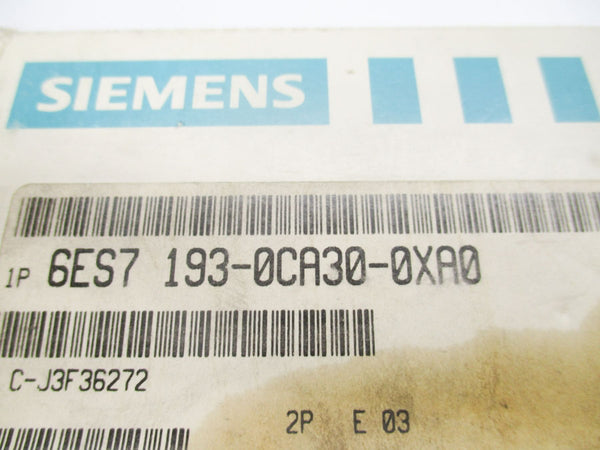 SIEMENS 6ES7193-0CA30-0XA0 NSFS