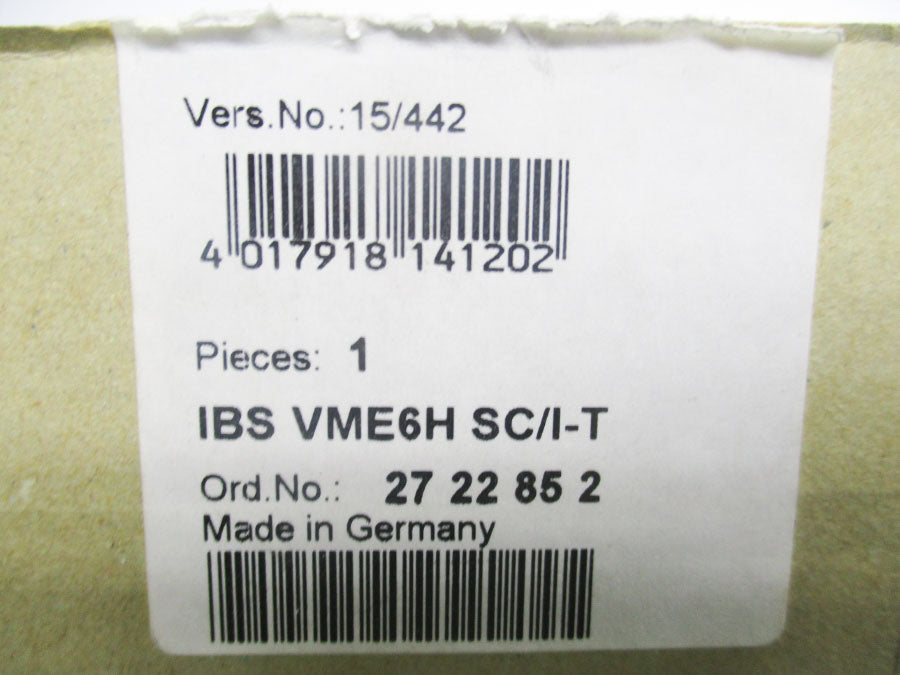 PHOENIX CONTACT IBSVME6HSC/I-T 2722852 NSMP