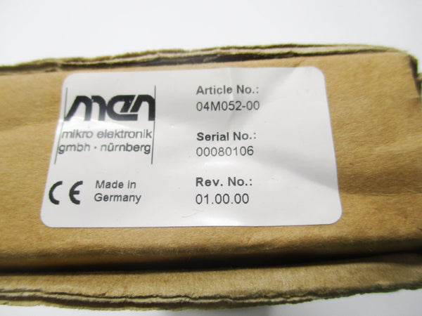 MIKRO ELEKTRONIK 04M052-00 REV. 01.00.00 NSMP