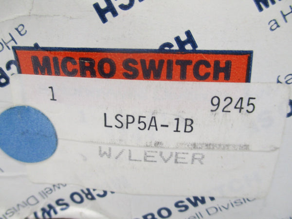 MICRO SWITCH LSP5A-1B 600VAC 10A NSMP