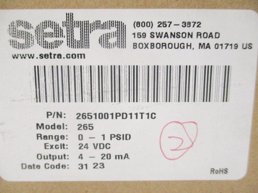 SETRA 2651001PD11T1C 24VDC NSMP