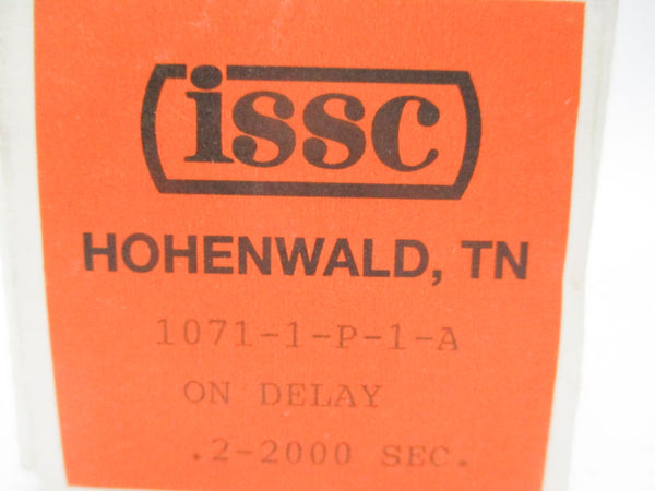 ISSC 1071-1-P-1-A 120VAC 5A .2-2000S NSMP