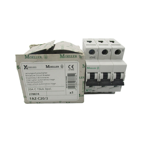KLOCKNER MOELLER FAZ-C20/3 277VAC 20A NSMP
