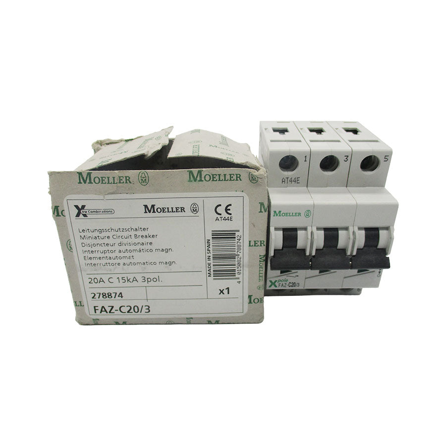 KLOCKNER MOELLER FAZ-C20/3 277VAC 20A NSMP
