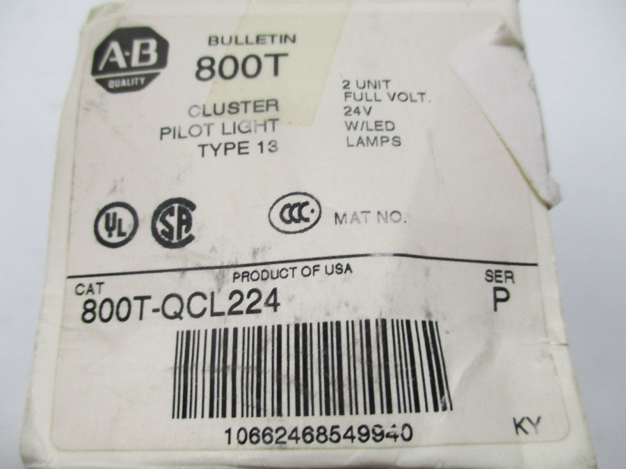 INDUSTRIAL SPARE PART 800T-QCL224 SER. P 24V (WH) NSMP
