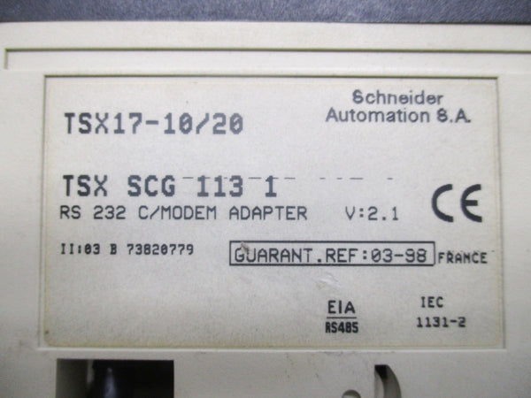 SCHNEIDER AUTOMATION TSX17-10/20 TSXSCG1131 NSNP