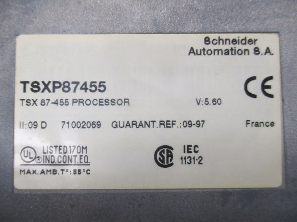 SCHNEIDER AUTOMATION TSXP87455 UNMP