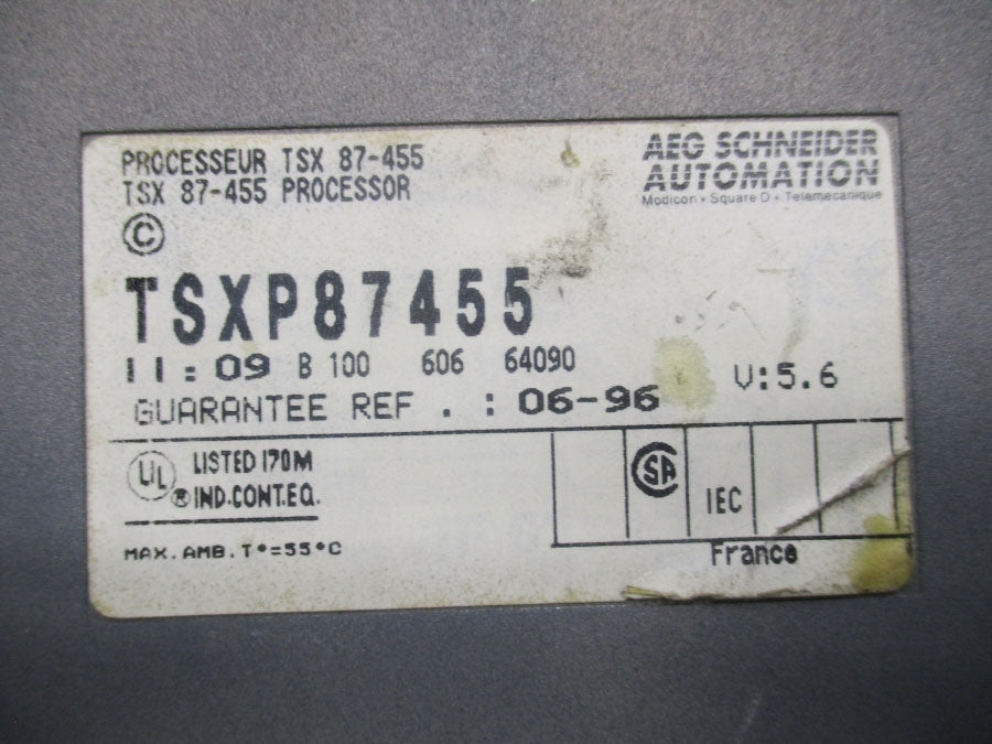 SCHNEIDER AEG TSXP87455 UNMP