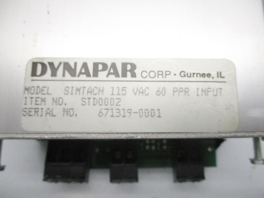 DYNAPAR SIMTACH STD0002 115VAC NSMP