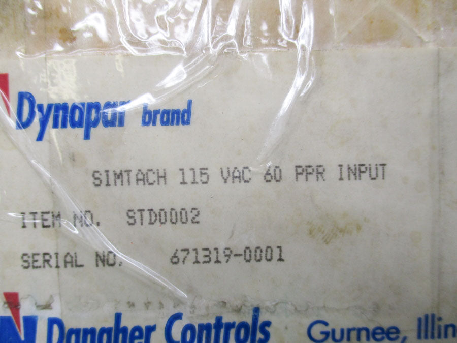 DYNAPAR SIMTACH STD0002 115VAC NSMP