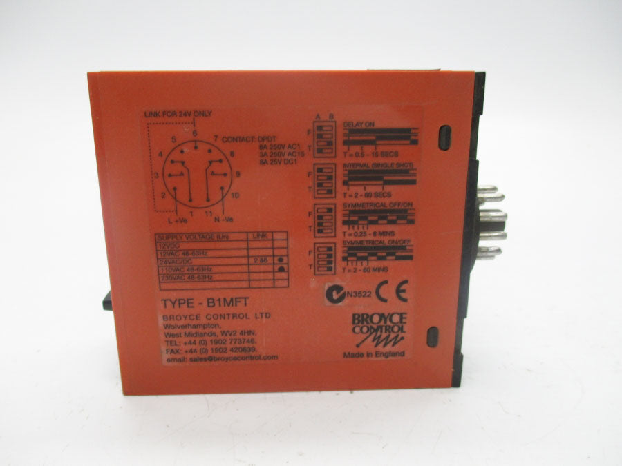 BROYCE CONTROL B1MFT 250VAC 8A UNMP