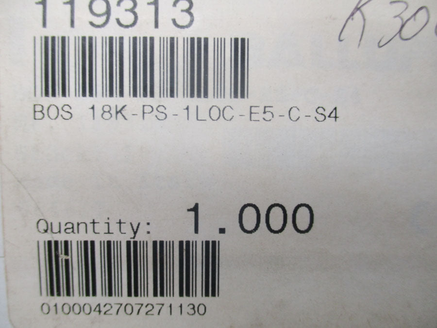 BALLUFF BOS18K-PS-1LOC-E5-C-S4 119313 10-30VDC NSMP