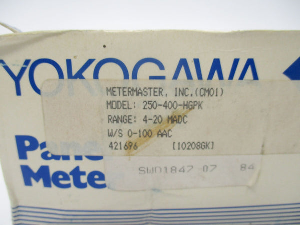 YOKOGAWA 250-400-HG 0-100A NSMP