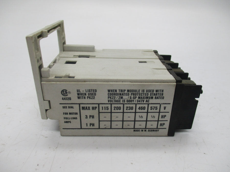 KLOCKNER MOELLER ZM-1,0-PKZ2 UNMP