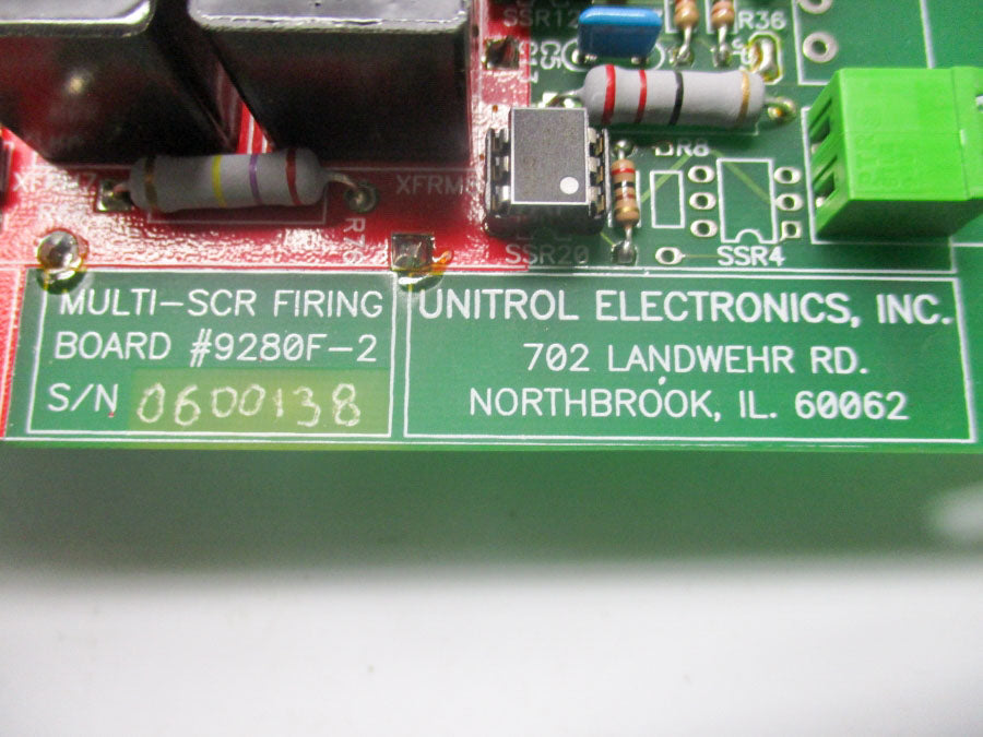 UNITROL ELECTRONICS 9280F-2 NSNP