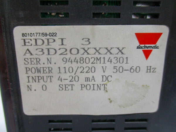 ELECTROMATIC EDPI 3 A3D20XXXX 110/220V UNMP