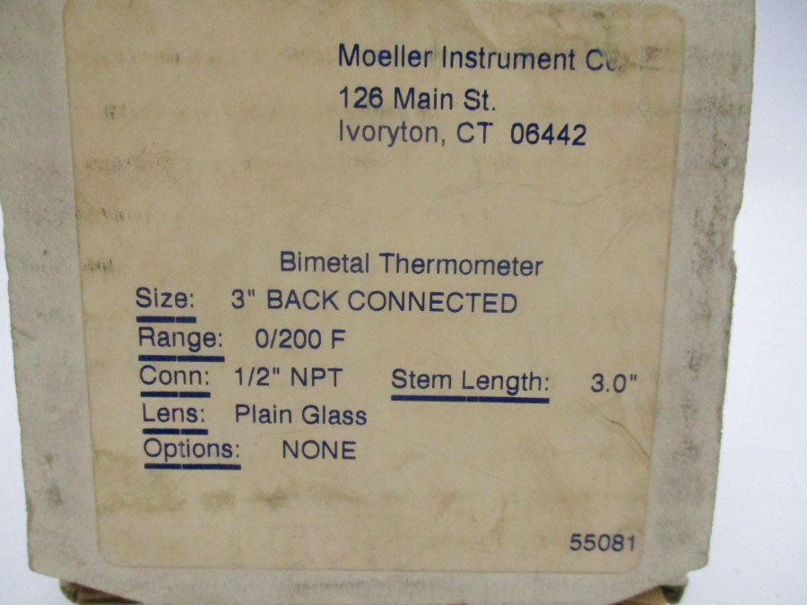 MOELLER INSTRUMENTS 55081 3" NSMP