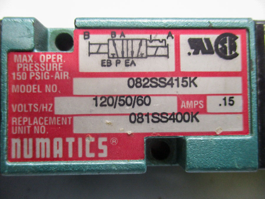 NUMATICS 082SS415K .15A UNMP