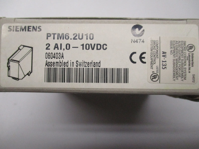 SIEMENS PTM6.2U10 0-10VDC NSMP