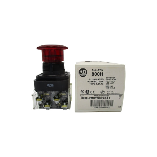 ALLEN BRADLEY 800H-FRXTQH24RA1 24V SER.F (WH) NSMP