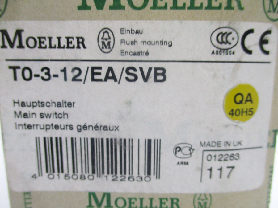 KLOCKNER MOELLER T0-3-12/EA/SVB NSMP