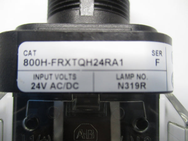 ALLEN BRADLEY 800H-FRXTQH24RA1 24V SER.F (WH) NSMP