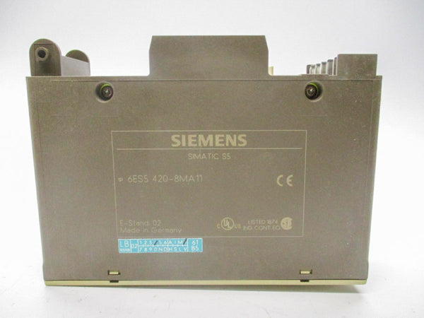 SIEMENS 6ES5420-8MA11 24VDC NSMP