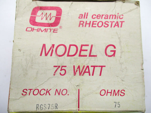 OHMITE RGS75R NSMP