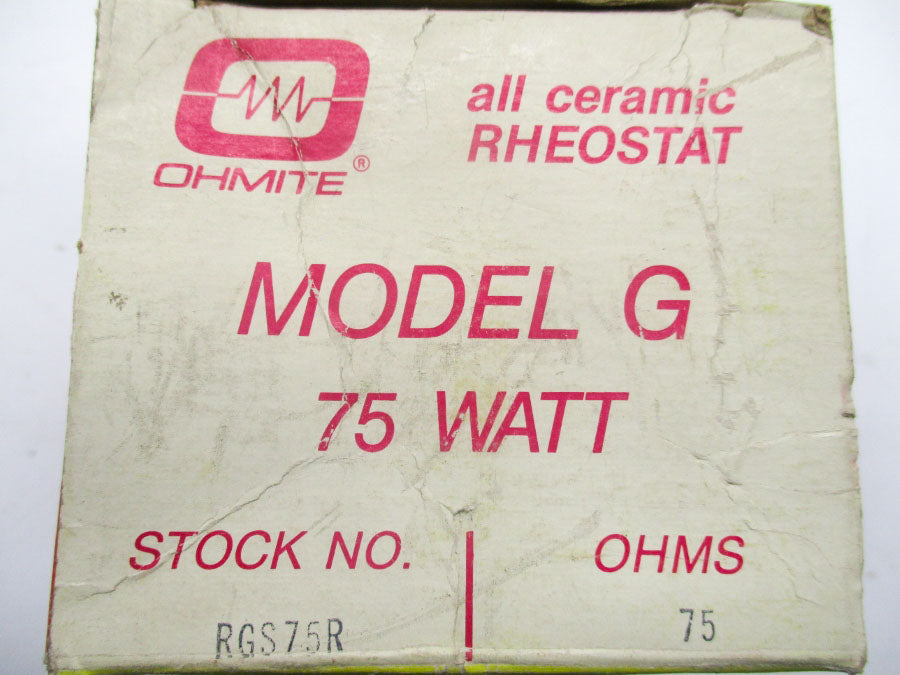 OHMITE RGS75R NSMP