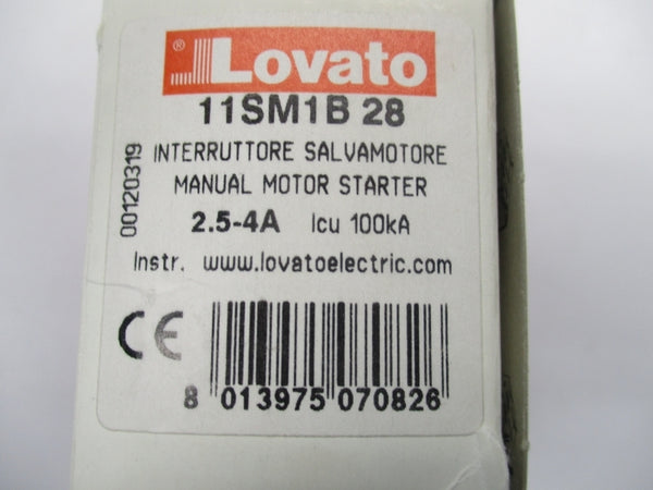 LOVATO 11SM1B28 690V 2.5-4A NSMP