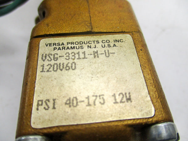 VERSA VSG-3311-M-U-120V60 120V 40-175PSI UNMP