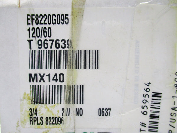 ASCO EF8220G095 120V 3/4" NSMP