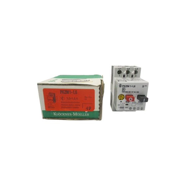 KLOCKNER-MOELLER PKZM1-1,6 660VAC 1.0-1.6A NSMP