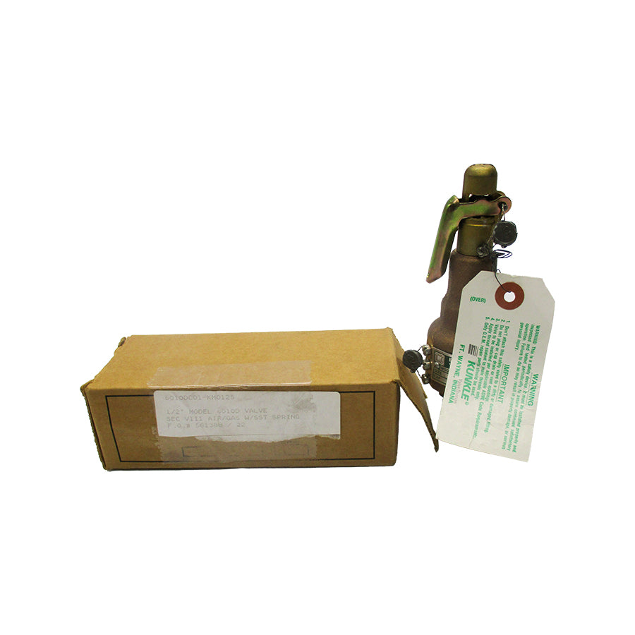 KUNKLE VALVE 6010DC01-KM0125 125PSI 1/2" NSMP