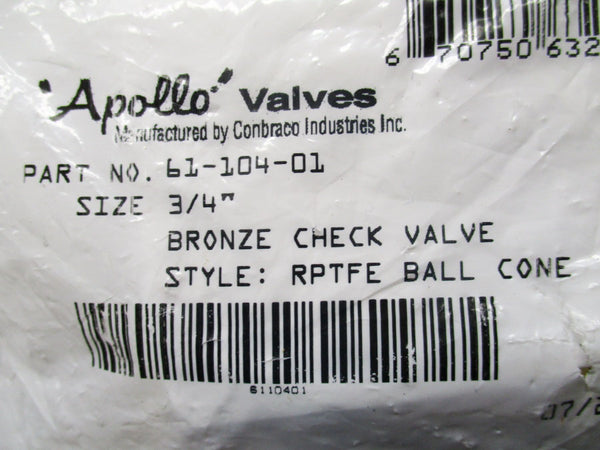 APOLLO VALVES 61-104-01 3/4" NSMP