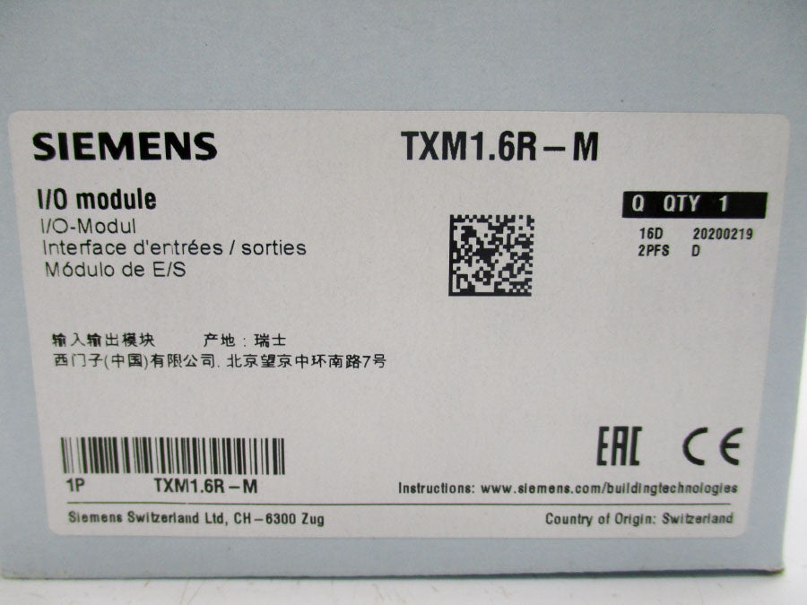 SIEMENS TXM1.6R-M NSFS