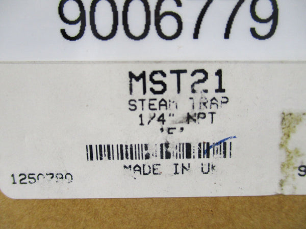 SPIRAX SARCO MST21 1250790 1/4" NSMP