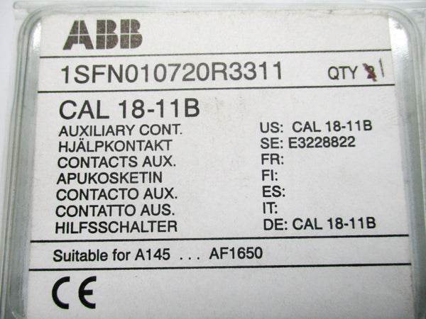 ABB 1SFN010720R3311 CAL18-11B 690V 16A NSNP