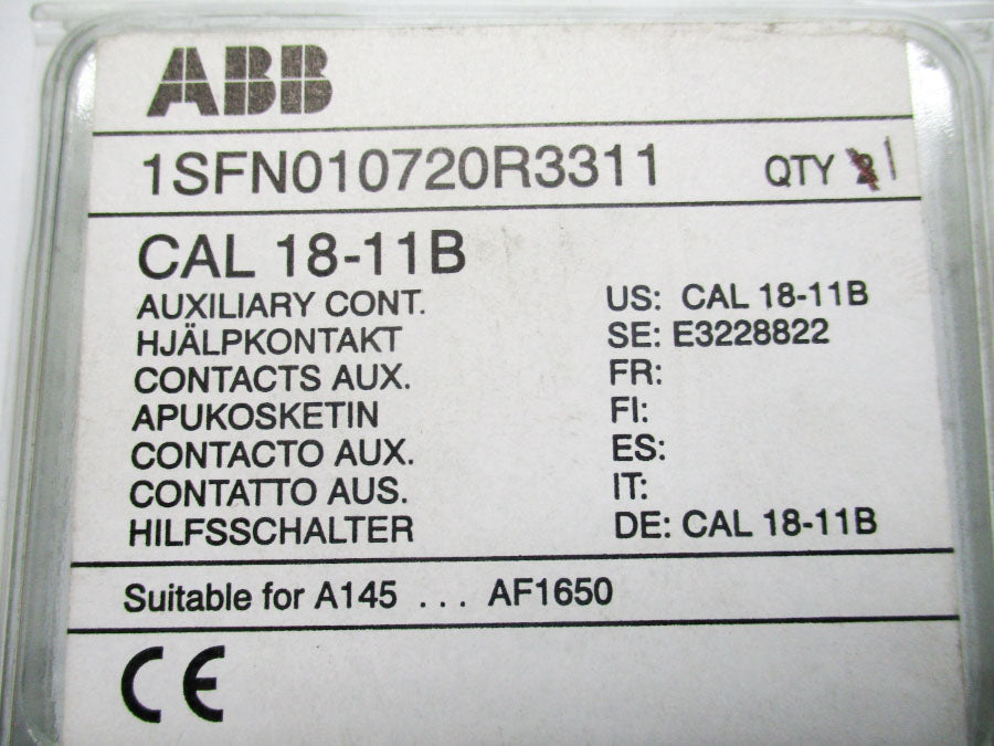 ABB 1SFN010720R3311 CAL18-11B 690V 16A NSNP