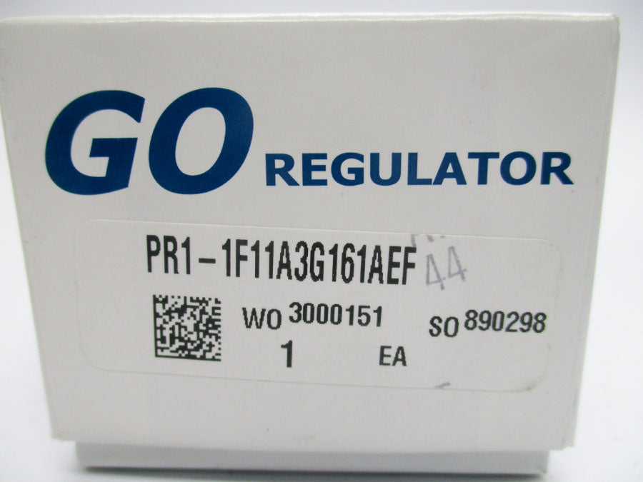 GO REGULATOR PR1-1F11A3G161AEF NSMP