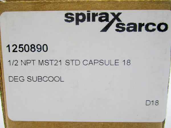 SPIRAX SARCO 1250890 1/2" NSMP