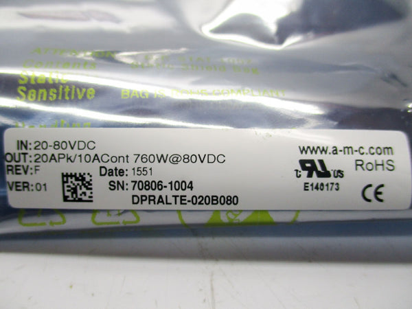 ADVANCED CONTROLS DPRALTE-020B080 20-80VDC REV. F  NSNP