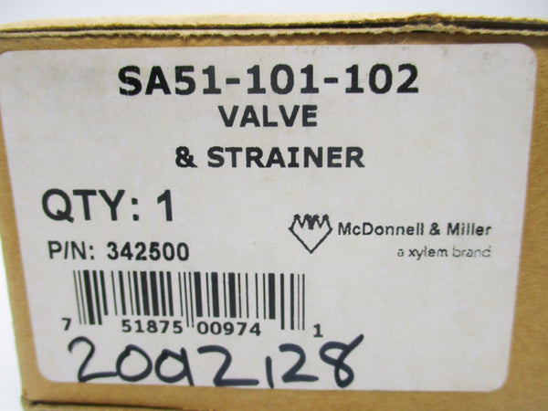 MCDONNELL&MILLER SA51-101-102 342500 NSFS