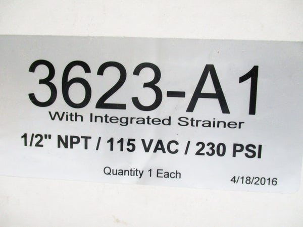 STRAINER 3623-A1 115VAC 230PSI 1/2" NSMP