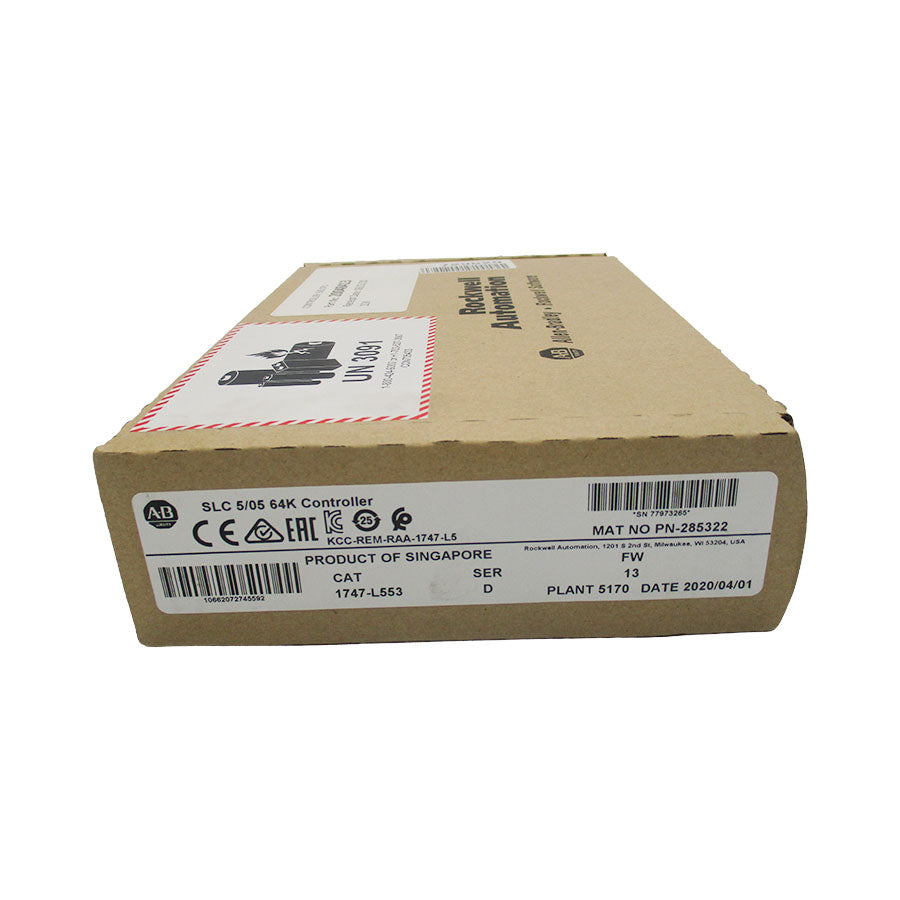 ALLEN BRADLEY 1747-L553 SER. D F/W 13 DATE: 2020 NSFS