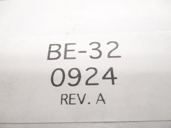 BOILER CONDUCTIVITY BE-32 REV. A NSNP