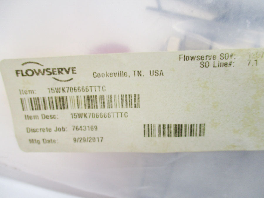 FLOWSERVE 15WK706666TTTC NSMP